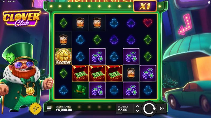 Clover Club slot game artwork
