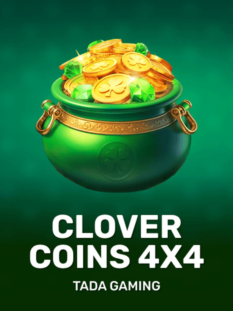 Clover Coins 4x4 slot game artwork