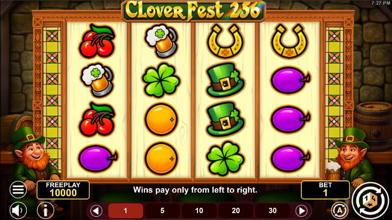 Clover Fest 256 slot game artwork