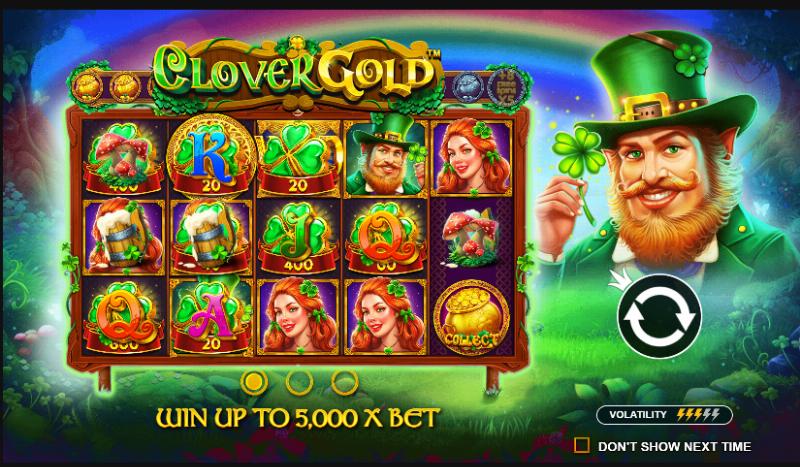 Clover Gold slot game artwork