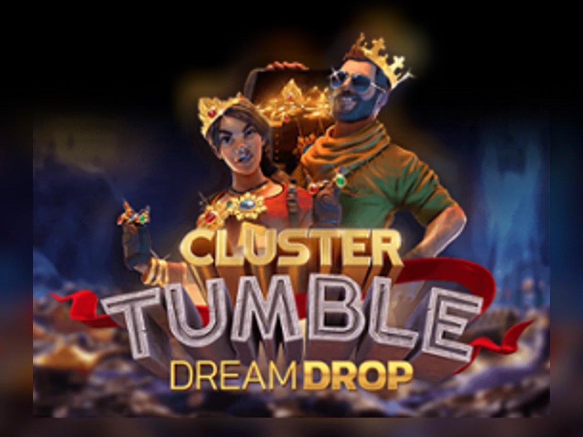 Cluster Tumble Dream Drop slot game artwork