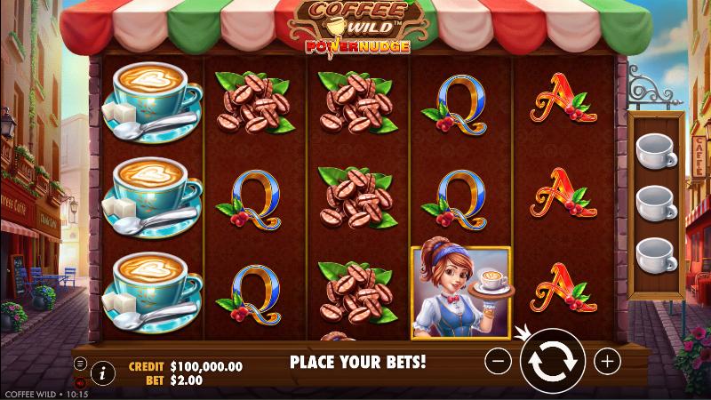 Coffee Wild slot game artwork