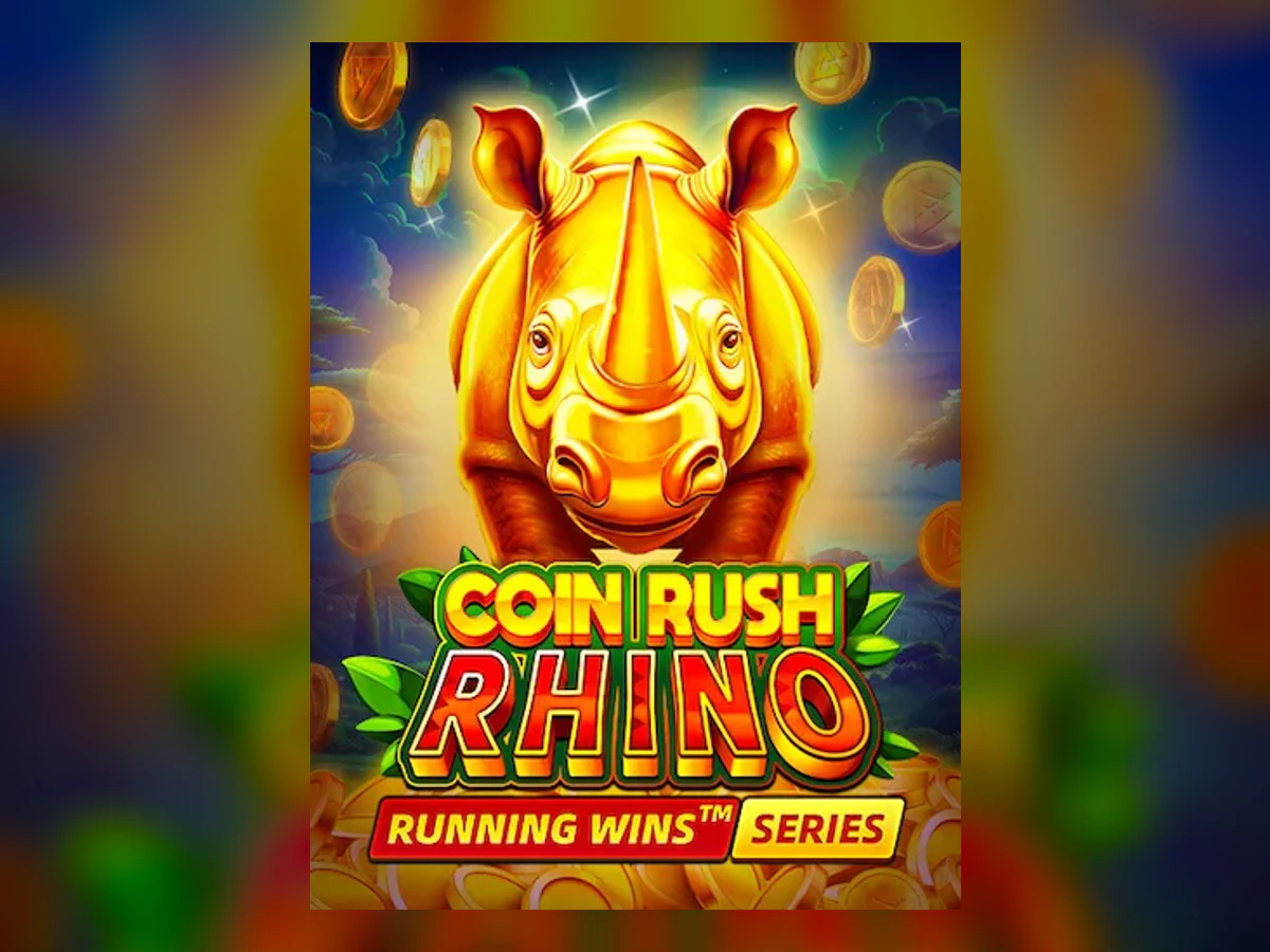 Coin Rush: Rhino slot game artwork