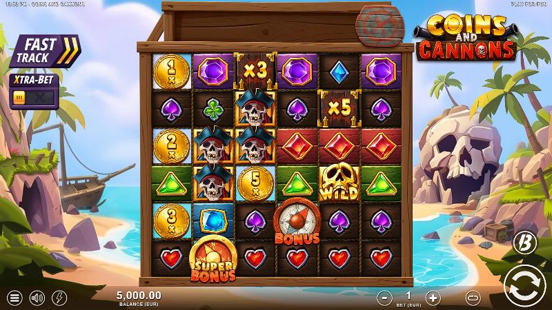 Coins And Cannons slot game artwork
