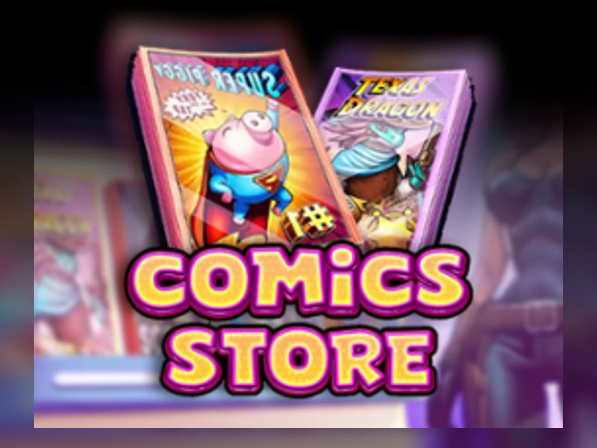 Comic Store slot game artwork