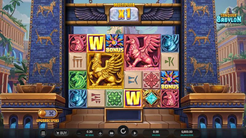 Conquer Babylon slot game artwork