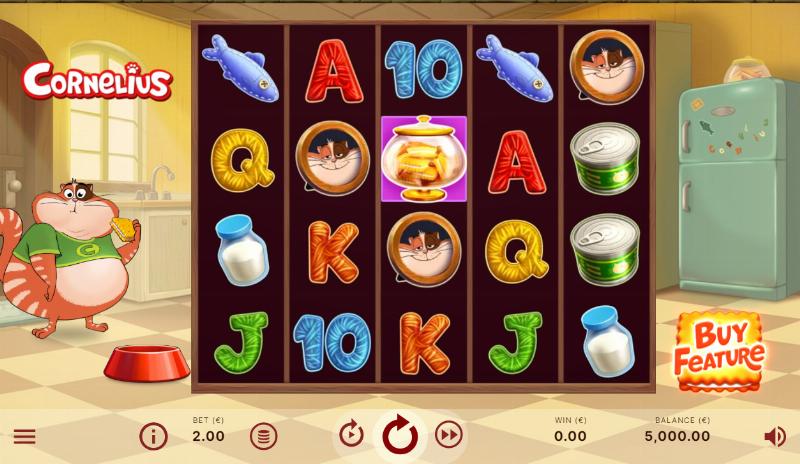 Cornelius slot game artwork