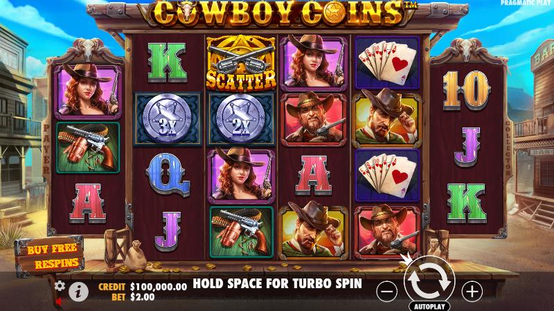 Cowboy Coins slot game artwork