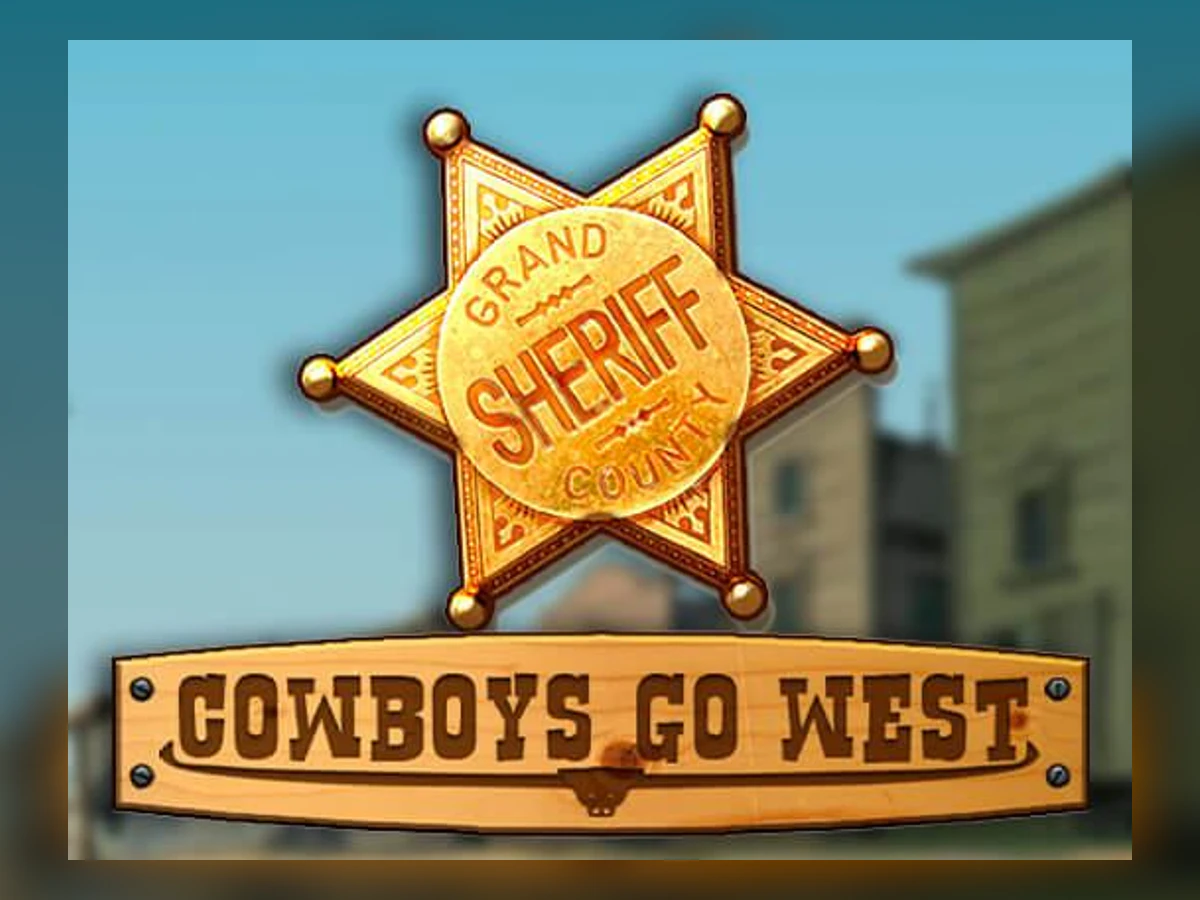 Cowboys Go West slot game artwork