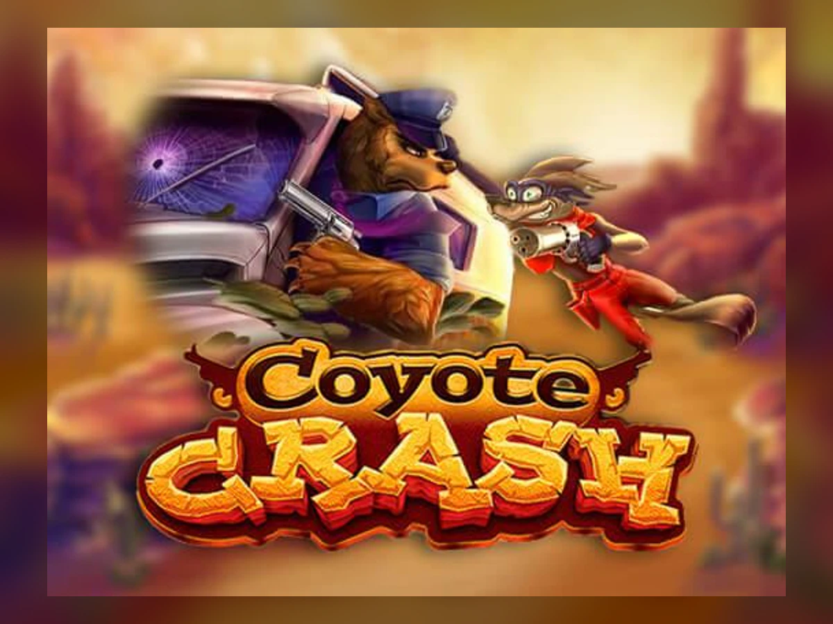 Coyote Crash slot game artwork