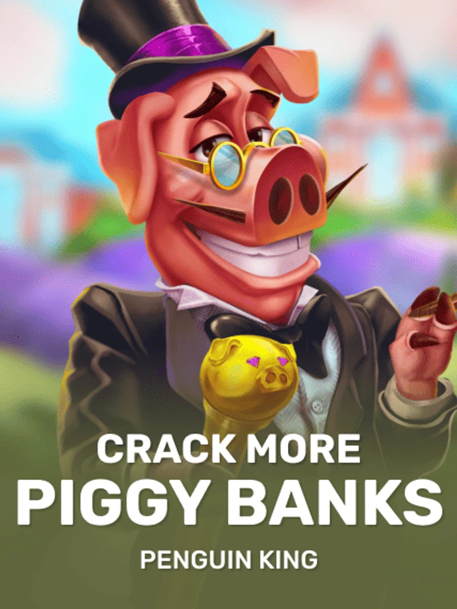 Crack More Piggy Banks slot game artwork