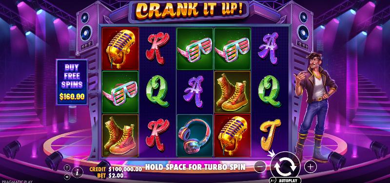 Crank It Up slot game artwork