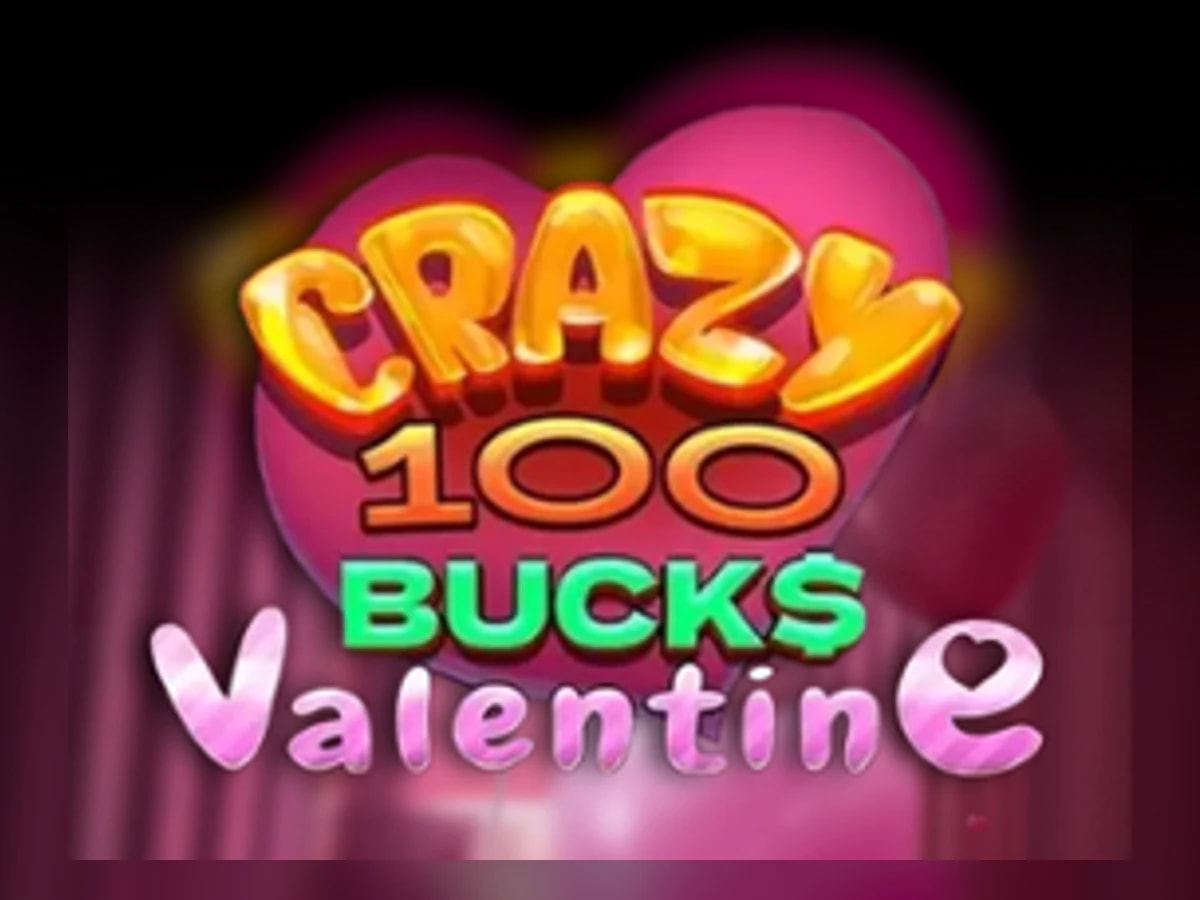Crazy 100 Bucks Valentine slot game artwork