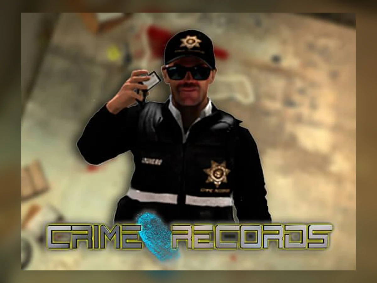 Crime Records slot game artwork