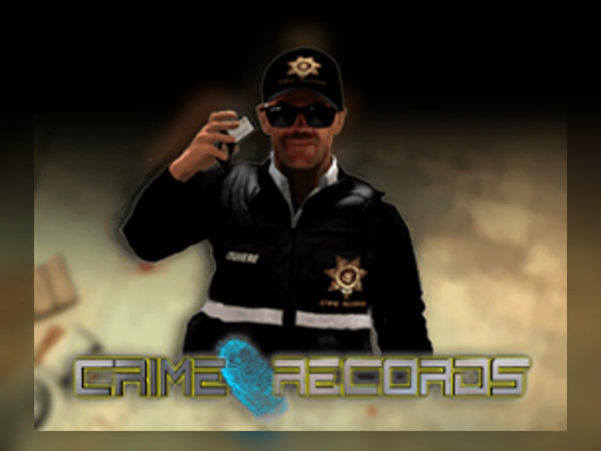 Crime Records slot game artwork