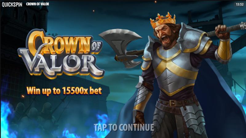 Crown Of Valor slot game artwork