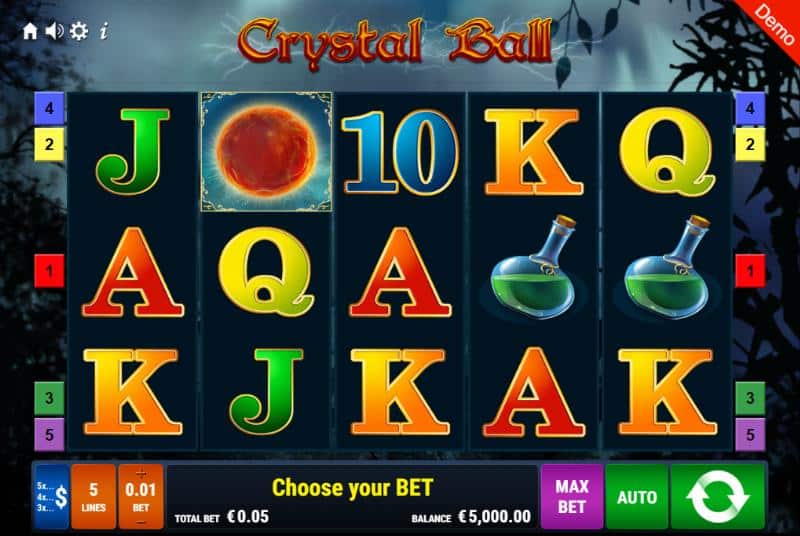 Crystal Ball slot game artwork