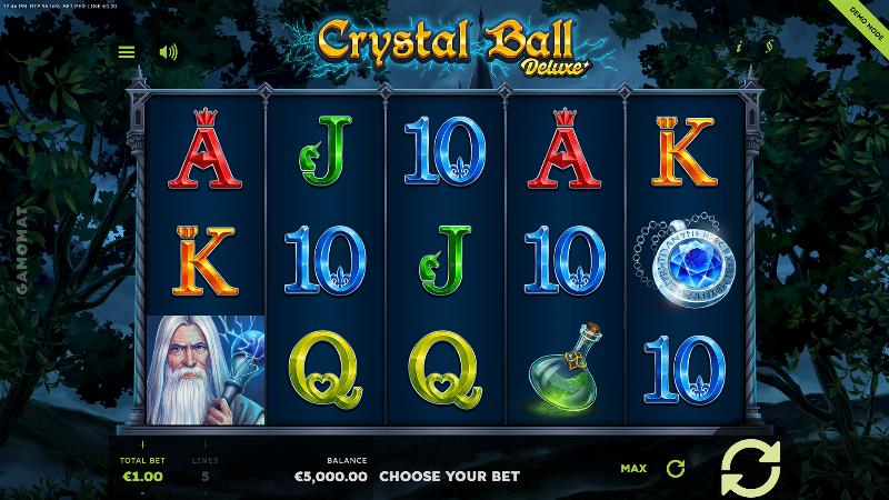 Crystal Ball Deluxe slot game artwork
