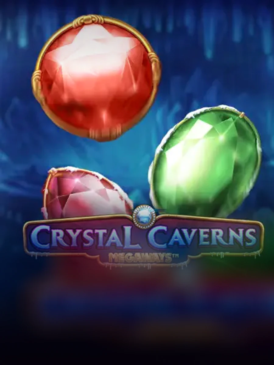 Crystal Caverns Megaways slot game artwork