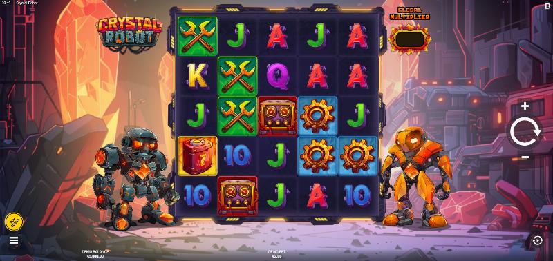 Crystal Robot slot game artwork