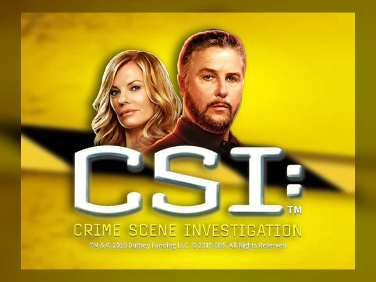 CSI: Crime Scene Investigation slot game artwork