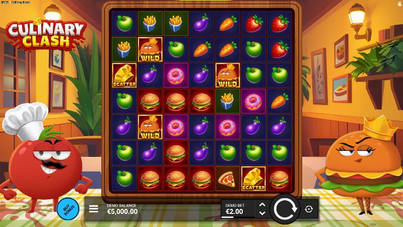Culinary Clash slot game artwork