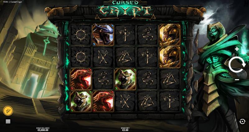 Cursed Crypt slot game artwork