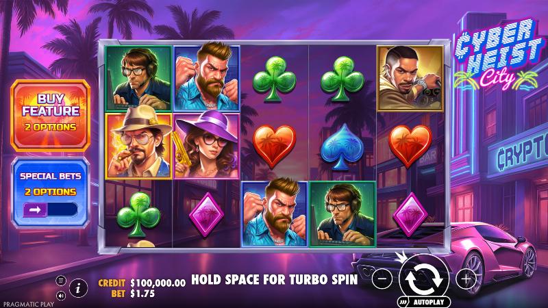 Cyberheist City slot game artwork
