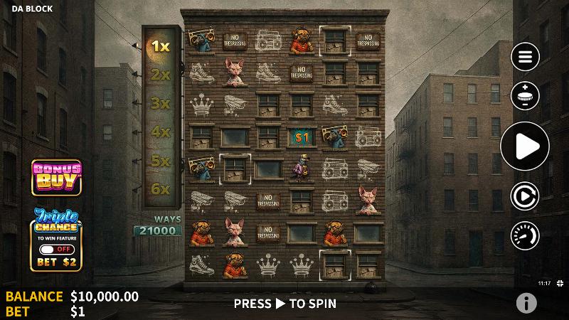 Da Block slot game artwork