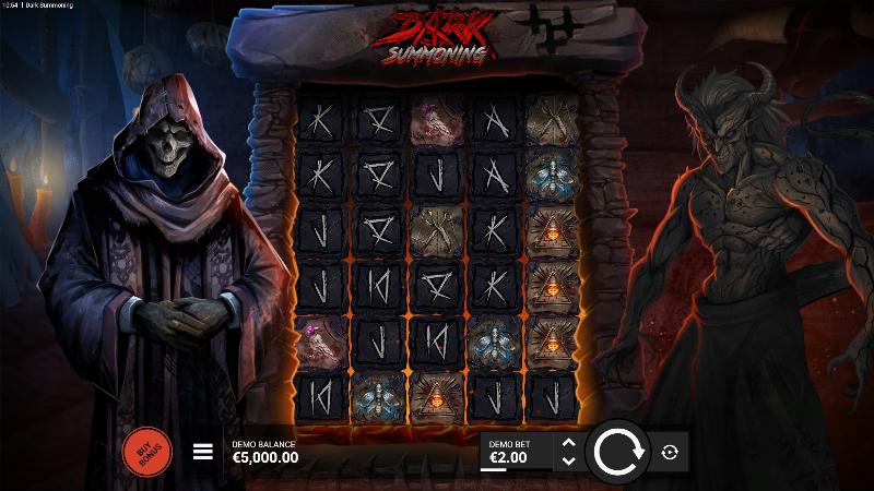 Dark Summoning slot game artwork