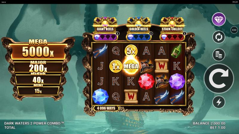 Dark Waters 2 Power Combo slot game artwork