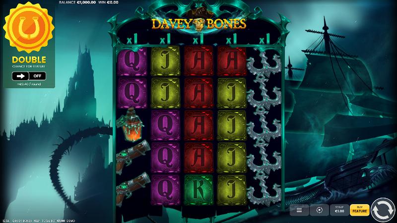 Davey Bones slot game artwork
