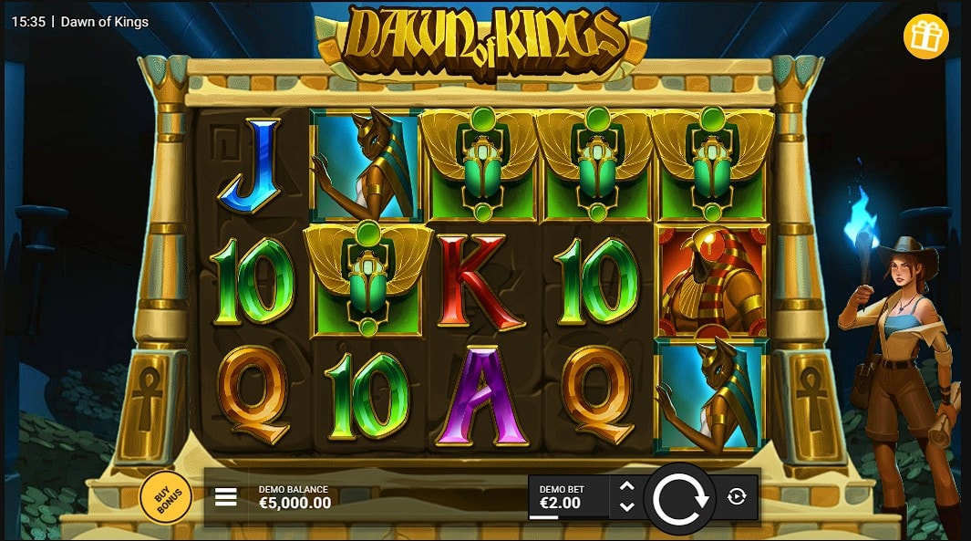 Dawn Of Kings slot game artwork