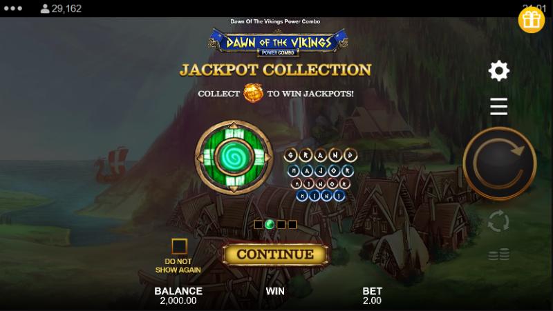 Dawn Of The Vikings Power Combo slot game artwork