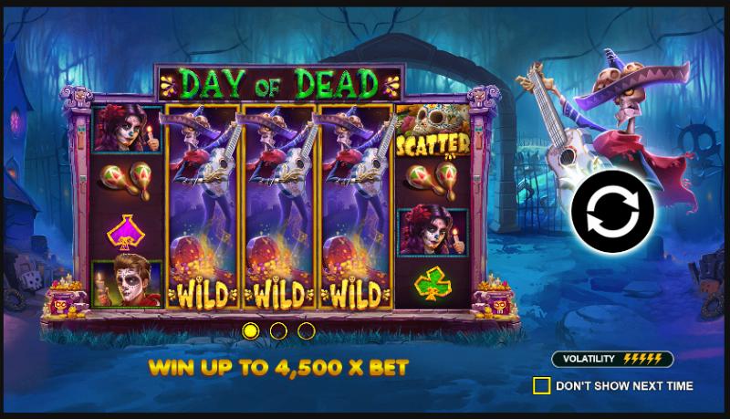 Day Of Dead slot game artwork