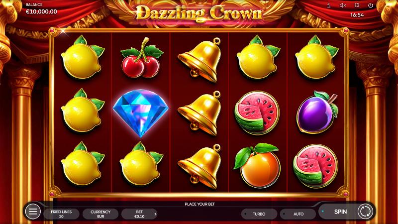 Dazzling Crown slot game artwork