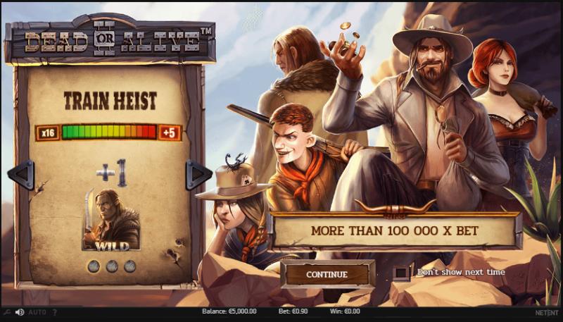 Dead Or Alive 2 slot game artwork