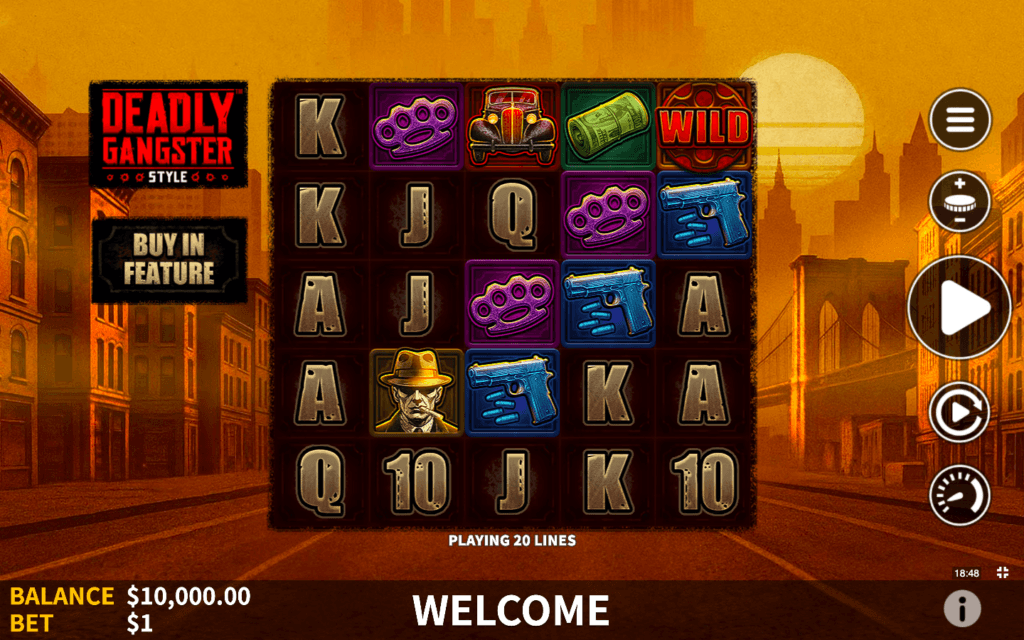 Deadly Gangster Style slot game artwork