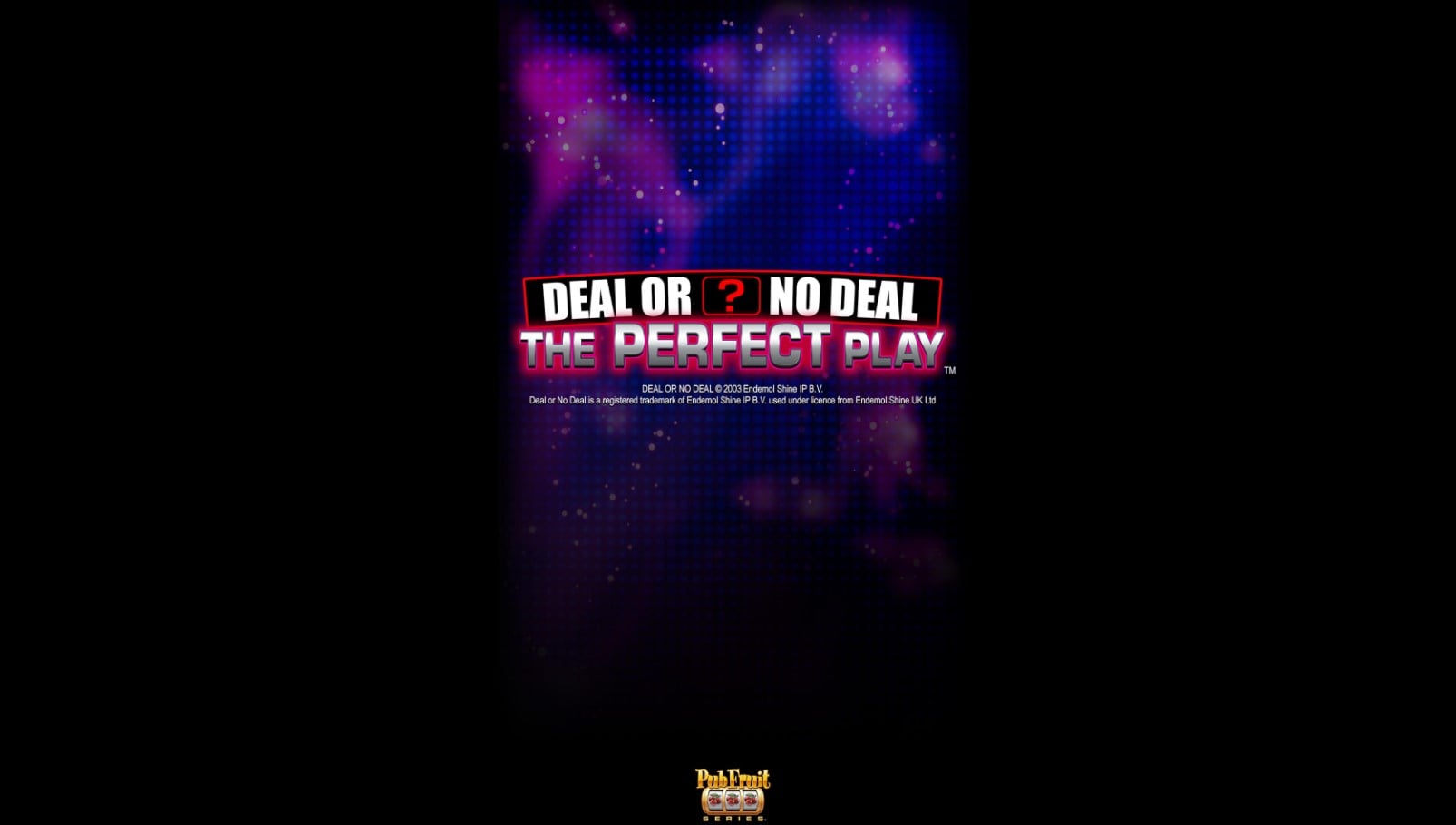 Deal Or No Deal The Perfect Play slot game artwork