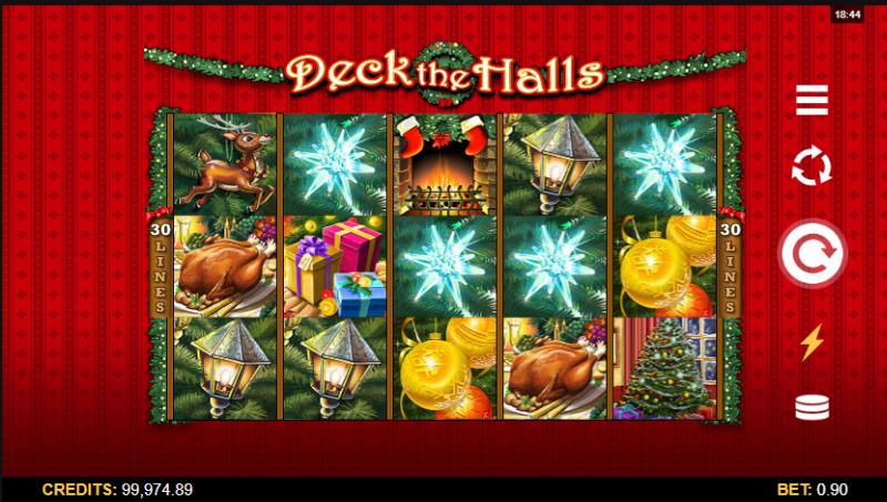 Deck The Halls slot game artwork