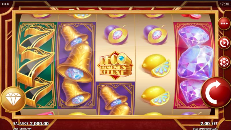 Deco Diamonds Deluxe slot game artwork