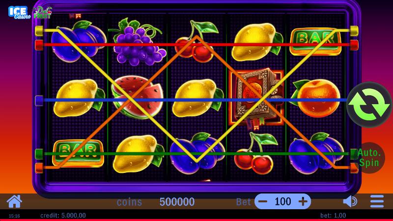 Del Fruit slot game artwork