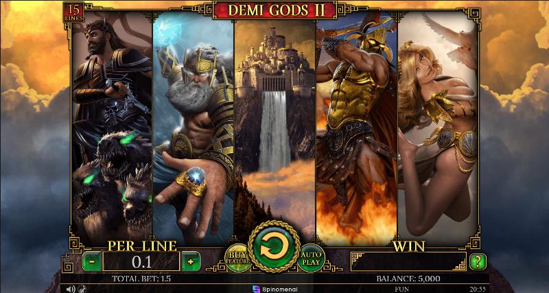 Demi Gods Ii 15 Lines slot game artwork