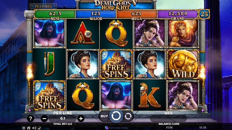Demi Gods V – Hold & Hit slot game artwork
