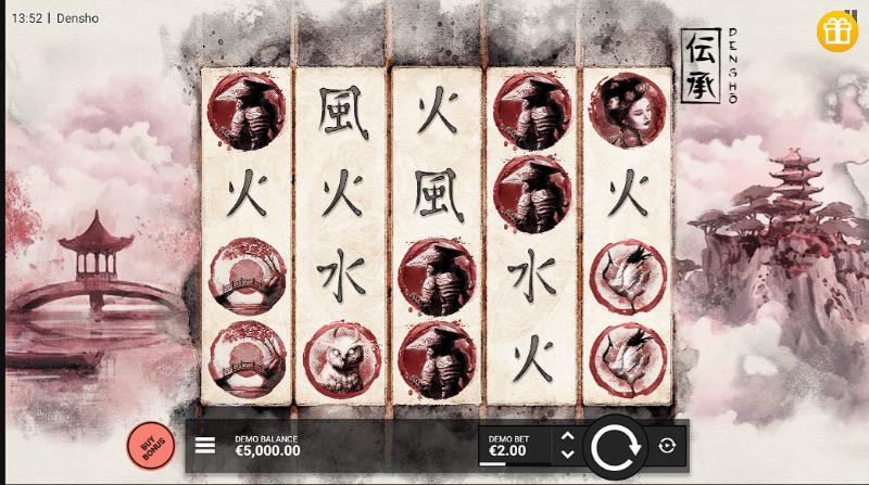 Densho slot game artwork
