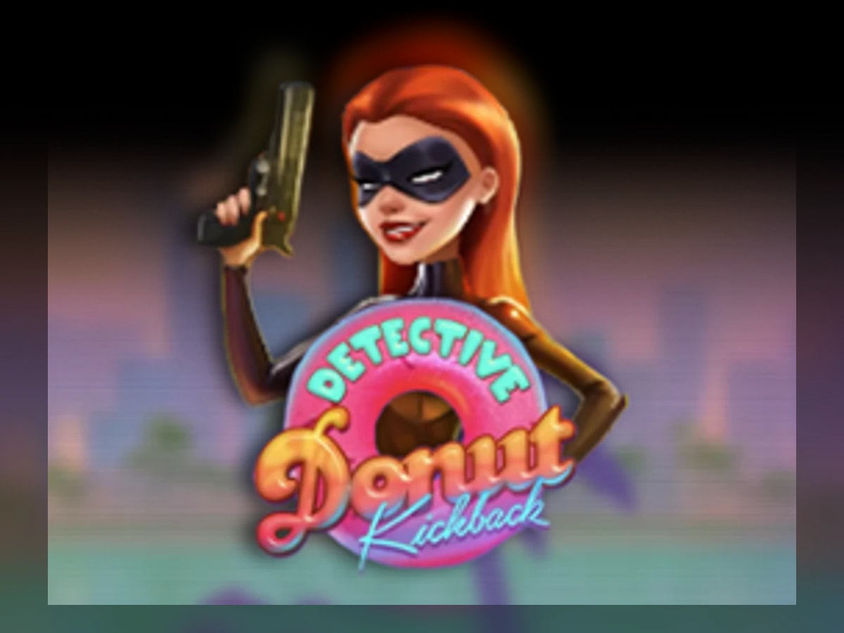 Detective Donut Kickback slot game artwork