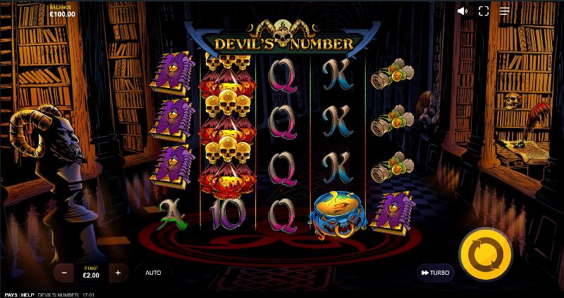 Devil’s Number slot game artwork