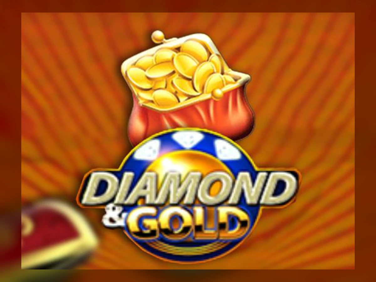 Diamond and Gold slot game artwork