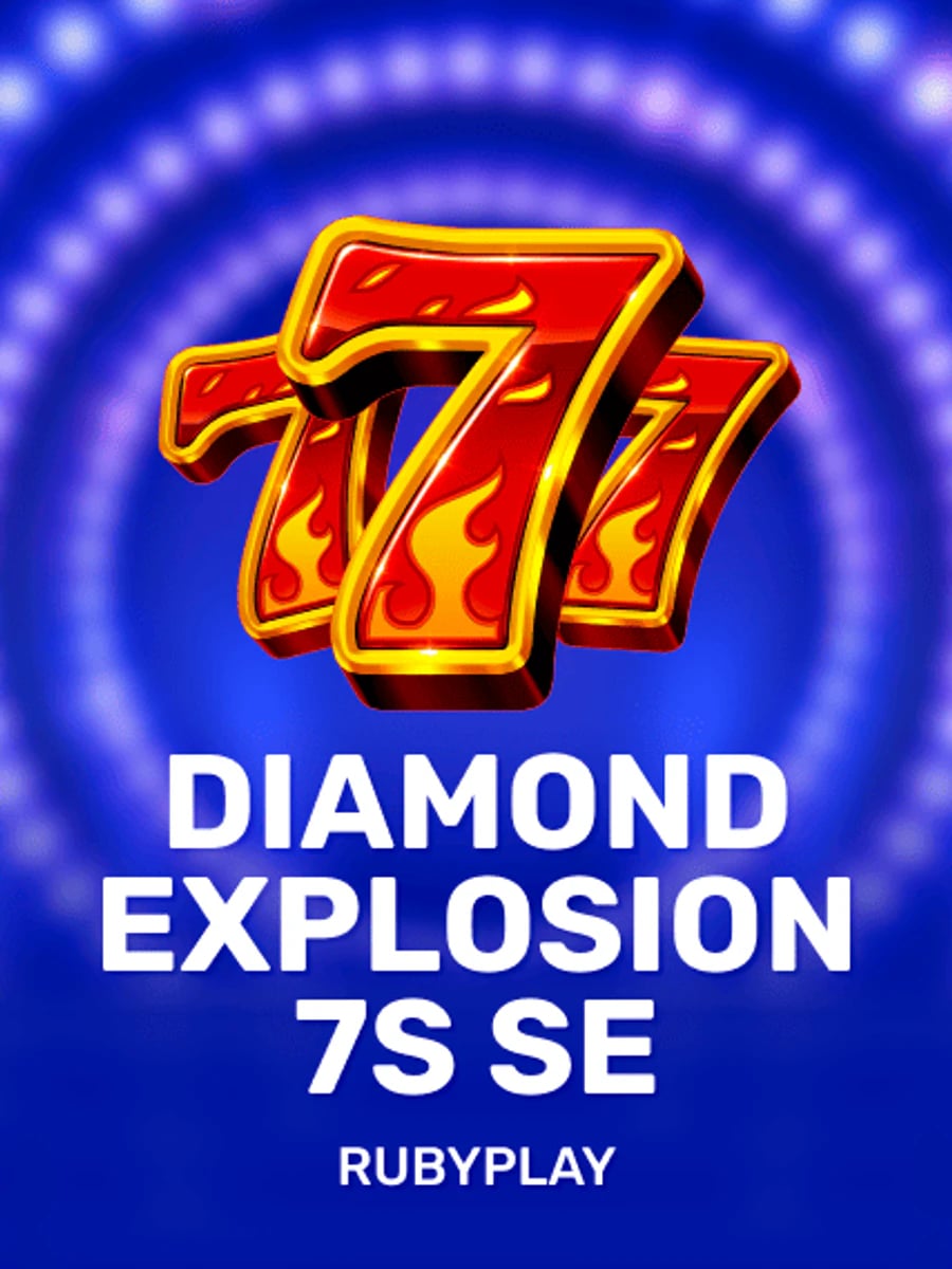 Diamond Explosion 7s SE slot game artwork