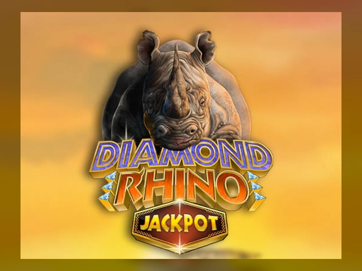 Diamond Rhino Jackpot slot game artwork